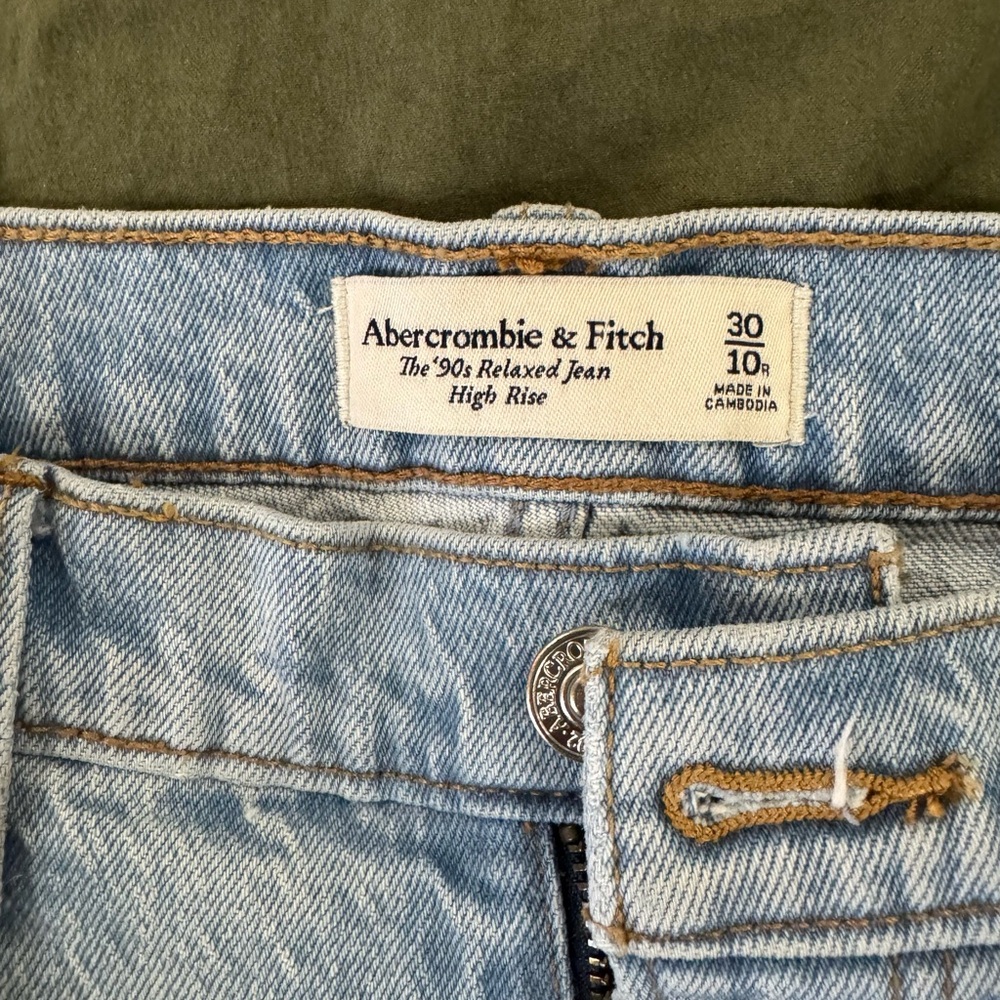 Abercrombie & Fitch Light Blue High Rise Jeans